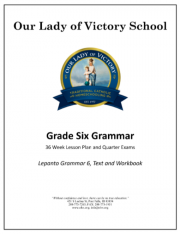 Lesson Plans – Grade 06 Grammar